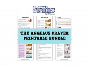 The Angelus Prayer Printable Bundle | Instant Download | Catholic Gifts | Catholic Children's Printables | First Communion Gift - Etsy