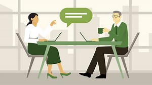 「社内・社外での自己紹介の例を見る - ビジネスマナーの基礎：会話」の動画チュートリアル | LinkedInラーニング