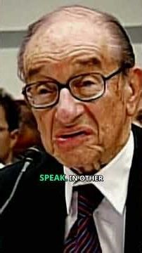 Alan Greenspan Admits He Was Wrong About Everything