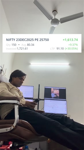 Gulshan Goswami on Instagram: "Starting a new challenge❤️ 2k To 2Lakh❤️ #trading #trader #optionstrading #intradaytrading #sharemarket #stockmarket #nifty #reels #reelsinstagram This video is only for educational and informational purposes. I am not a financial advisor. Trading and investing involve risk. Please do your own research before making any financial decisions."