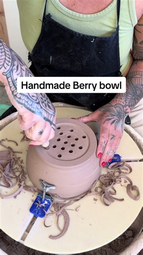 Exploring the Artist's Process: Handmade Berry Bowl