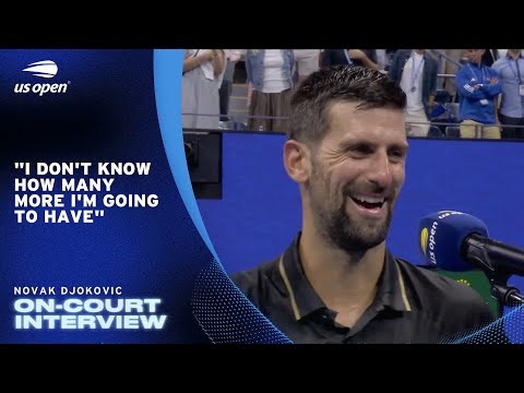 Novak Djokovic On-Court Interview | 2025 US Open Round 4