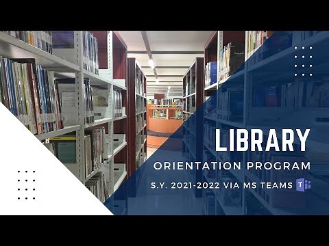 Library Orientation Program Video