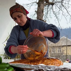 31K views · 1.6K reactions | Delicious Fish and Country Fries in the Oven! Processing Sheep Wool #Village #Show #Cooking | Village Show | Facebook