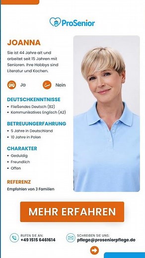 👵 Betreuungskraft für Senioren gesucht? #24stundenpflege #häuslichepflege #seniorenbetreuung