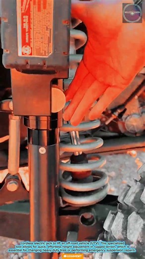 Effortless & Powerful: Cordless Electric Jack for Rapid UTV Maintenance and Off-Road Repairs