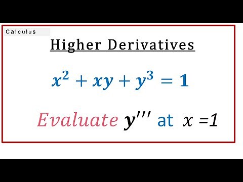 Evaluating Higher Derivatives Using Implicit Differentiation
