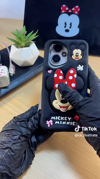 ¿Qué tal se ve el honor 400 con nuestra Fundita de goma?😍 hermosooo🎀🥹 #funda #fundasdegomita #casesgoma #minniemouse #limaperu🇵🇪