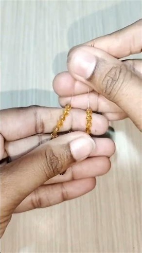 Diy hoop earrings making at home #diy #handmade #earrings #shorts #fyp #hoop #craft #fyp #latest