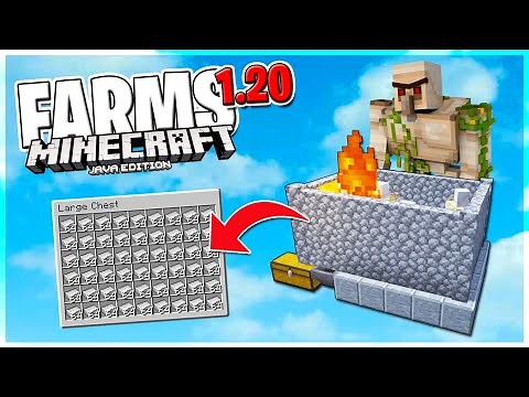 FARM di FERRO *SUPER SEMPLICE* per MINECRAFT JAVA 1.20