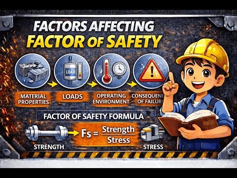 Factors Affecting Factor of Safety (FOS) | Machine Design | Polytechnic