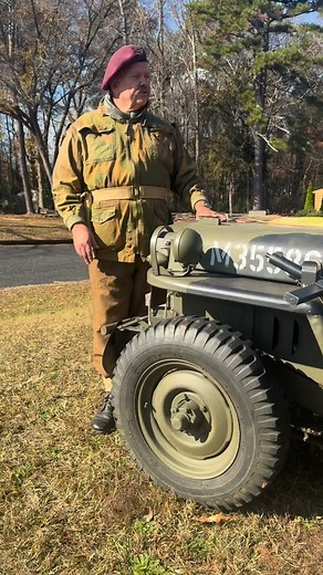 Take a closer look at this 1944 WWII Jeep, brought to the Museum by the XXI Independent Parachute Company of the British 1st Airborne Division. From airborne operations to historic restoration, this vehicle carries the legacy of the troops who rode into some of WWII’s toughest missions. Captured at the Museum of the Waxhaws WWII Living History Experience on November 22nd. | The Museum of the Waxhaws