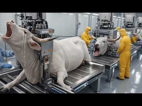 Inside the World’s Largest AI Driven Brahman Bull Leather Factory Robotic LT Jacket Production