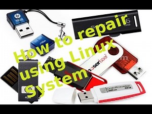 How to repair corrupted pendrive on Linux