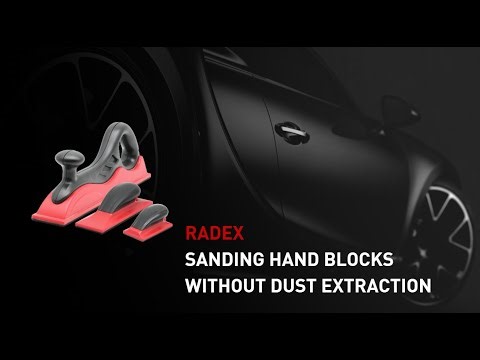 SANDING HAND BLOCKS WITHOUT DUST EXTRACTION
