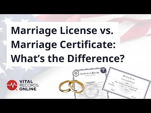 Marriage License vs. Marriage Certificate: What’s the Difference? | Vital Records Online