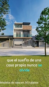 casa de 5x20 | Modelos de casa en 3d y planos