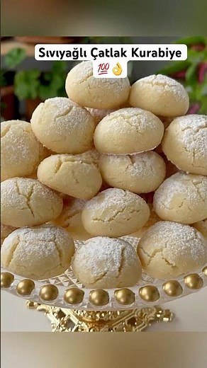 SIVIYAĞLI ÇATLAK KURABİYE TARİFİ💯👌 #çatlakkurabiye #kurabiye #kurabiyetarifi