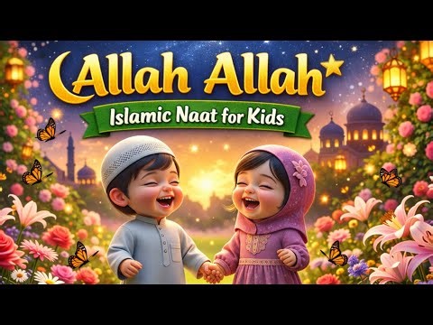 Soft Islamic Naat for Kids | Allah Allah Pyara Rab