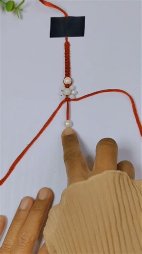 thread beads macrame bracelet tutorial #threadbracelet #macramebracelet