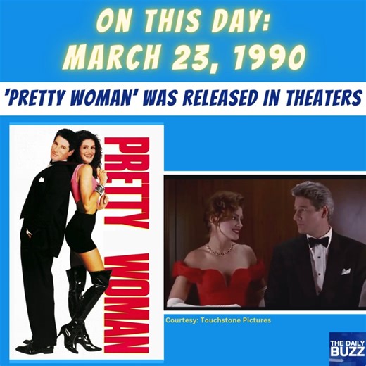 #OnThisDay: 35 years ago, #PrettyWoman was released in movie theaters! Created with just a $14 million budget, the flick made more than $463 million worldwide. Fun Fact: It was originally meant to be a much darker film, with 'Vivian's character being a drug addict and her relationship with 'Edward' ending after only a weekend. The original title was, '$3000.' But the original producers went out of business and #Disney acquired the rights and turned it into a more light-hearted Rom-Com. It remain