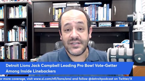 Lions Jack Campbell leading Pro Bowl vote-getter at position