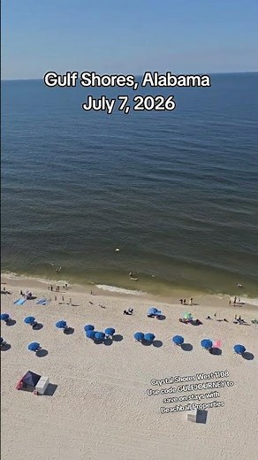 Gulf Shores Alabama 7-7-26 #gulfshores #alabamabeaches #gulfshoresalabama #gulfcoast #beach #travel