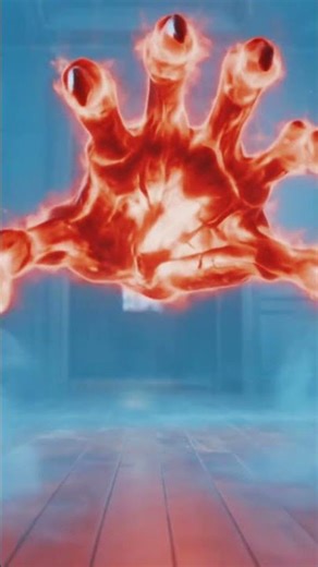 The flying hand searching for someone