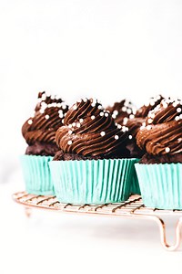 The BEST Healthy Chocolate Cupcakes