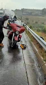 Rain or shine, the road calls. A true biker rides through it all. #TeamHarley #zimbikers #bikelife @EDDIE THE MAN | ZIM Bikers