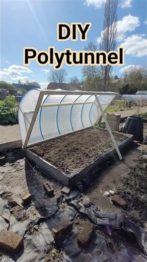 DIY Polytunnel on a Raised Bed – Final Result and Full Build Coming Soon