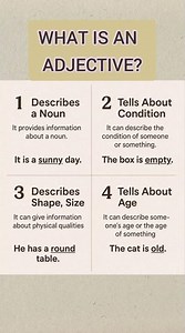 👉What is an Adjective? | Simple Explanation with Examples