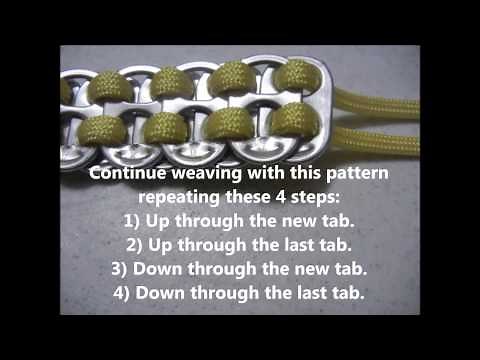 i Tie! How To Make Paracord Pop Tab Bracelet