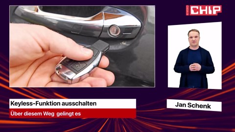 Keyless-Funktion ausschalten: Über diesem Weg gelingt es