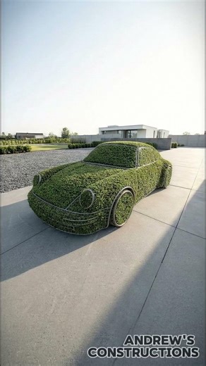 Topiary Porsche From 1 Plant 😳🌿🏎️ ⭐