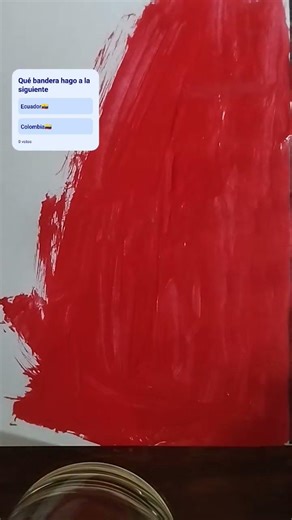 pintando la bandera de Perú