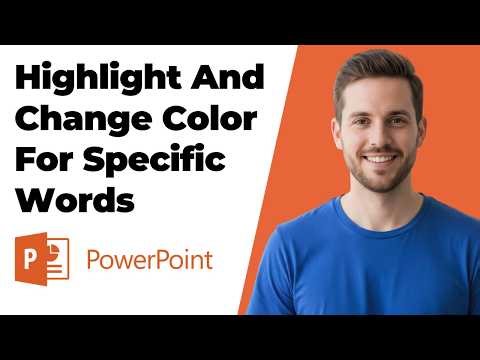 How To Highlight And Change Color For Specific Words In PowerPoint Slides (Easy Guide)