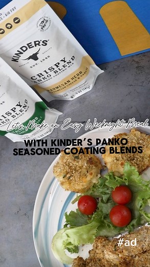 Brandy Gordon on Instagram: "#ad Let’s make an easy weeknight meal using the NEW Kinder’s Panko Coating Blends! I decided to make Garlic Herb Air Fryer Chicken Wings and Parmesan Herb Crusted Macaroni and Cheese Cups using @kindersflavors ! I used the Italian Garlic & Herb and Parmesan Herb flavors at @walmart . Simply prep, coat, and crunch! Be sure to shop now online and in-store at Walmart for the Kinder’s Panko Coating Blends, they have several delicious flavors. The link is in my bio! #Kind