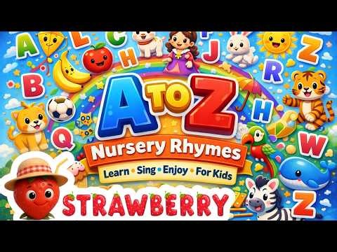 A to Z Alphabet Poem for Kids | ABC Phonics Song | Learn Letters with Fun & Rhymes