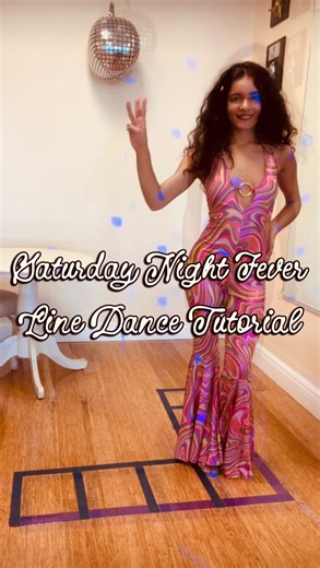 Dubraska on Instagram: "Saturday Night Fever 🔥 I’m going to try post at least 2-3 dance vids a week!! In January we dance 🕺💃 #hustle #saturdaynightfever #dancetutorial #disco #linedanceinstructornearme"