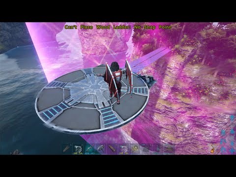 Ark - Floating teleporter pad in a no-build-zone!