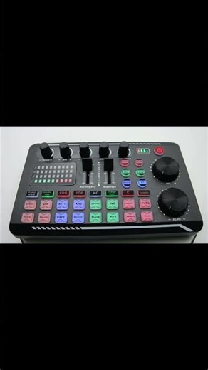 Live Sound Card And Audio Interface With DJ Mixer Effects Voice Changer Bluetooth-compa