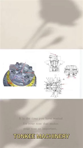 "Let's get to know the Komatsu PC200-8 travel motor. Start with the en...