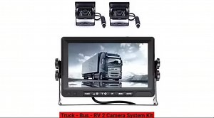 Upgrade your ride with the game-changing Truck - Bus - RV 2 Camera System Kit. Elevate your safety, convenience, and driving experience like never before. Dual-camera setup for maximum visibility and comes with a memory card! Crisp, high-definition footage for better awareness Easy installation with plug-and-play connectivity Durable, weatherproof design for reliable performance This cutting-edge camera system is a must-have for any truck, bus, or RV driver who values their safety and the safety