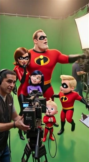 The Incredibles Behind The Scenes – They’re REAL & Talking! 😱🎬