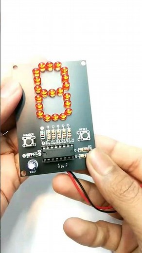 How To Make 7 Segment LED Counter Circuit | Number Display LED Circuit #jlcpcb