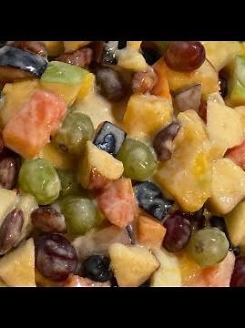 Easy fruit salad recipe | Fruit Salad recipe anyone can make.