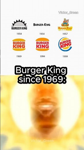 BURGER KING and logo EVOLUTION through the years 😳💀