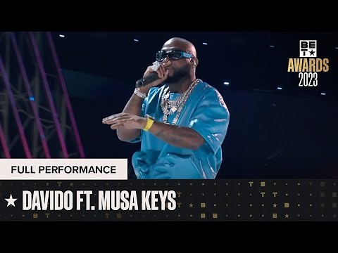 Davido & Musa Keys Bring The Flavor To Their Performance Of "Unavailable!" | BET Awards '23