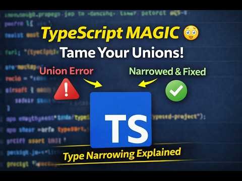 Type Narrowing in TypeScript Explained with Examples